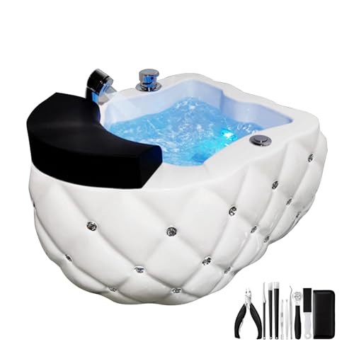 Spa de pies acrílico con calor y masaje miniatura 1
