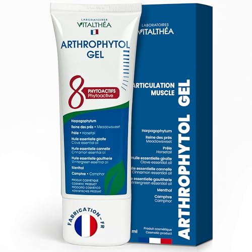 ARTHROPHYTOL - Gel de Massage Articulations & Muscles - 8 Actifs Naturels - Harpagophytum & Huiles...