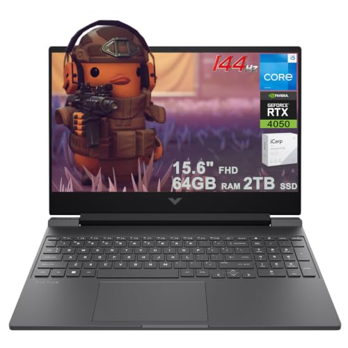 HP Victus 15 �Q�[�~���O�m�[�g�p�\�R�� 15.6�C���` FHD IPS 144Hz Intel 8�R�A i5-13420H (>i7-12650H) 64GB DDR4 2TB SSD GeForce RTX 4050 �o�b�N���C�g Type-