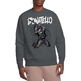 Teenage Mutant Ninja Turtles Bluza Tmnt Donatello Crew Tmnt Charcoal, XL, Grafitowy, XL