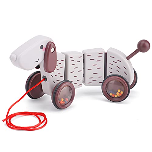 Walk Along Puppy Toddler Pull Toy Educational Toys