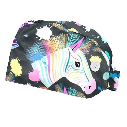Casquettes de travail aux motifs chevaux colorés pour égayer vos journées professionnelles