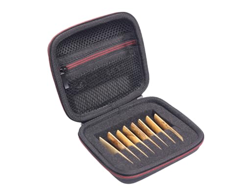 inDomit EVA Reed Case for for Clarinet Reeds Clarinet Reed Guard for Alto Saxophone Reed Bass Clarient Reed Black&Red(CASE ONLY)