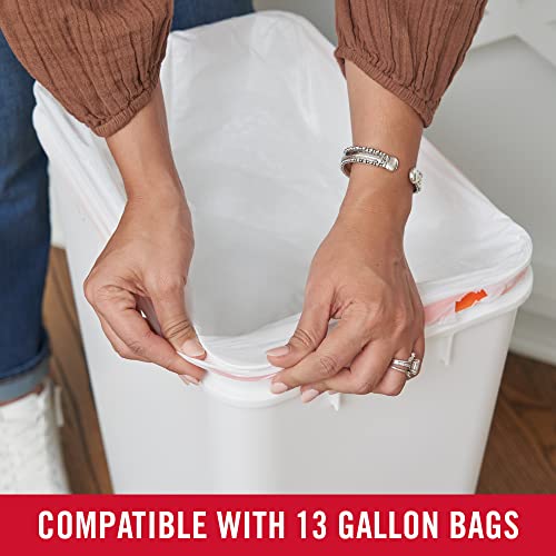 Rubbermaid Swing Top Waste Container for Home and Kitchen, Easy Access Disposal and Slim Modern