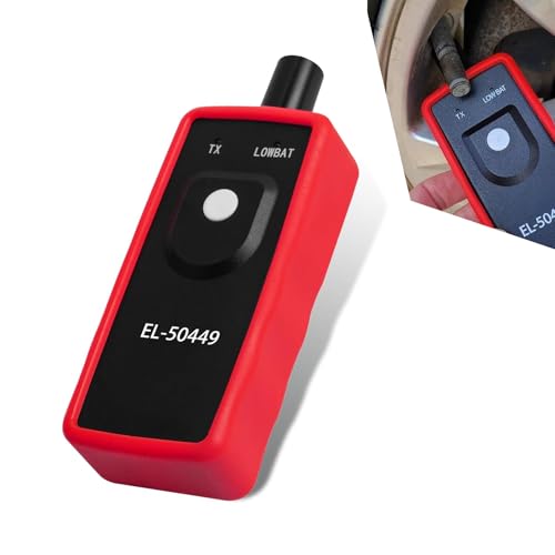 Polcatay - Polcatay TPMS Relearn Tool, EL-50449 Tire Pressure Reset Fault Diagnostic Instrument, Tire Pressure Sensor Activation Tool, Compatible with Ford Portable Tire Repair Accessories (Black)