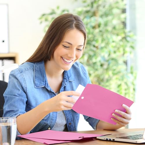 Envelopes de 15 x 22 cm, 300 peças, envelopes de manilla, envelope de catálogo kraft com fecho de fe