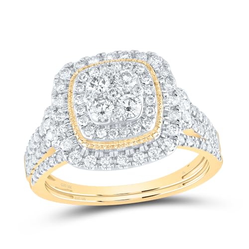 SB Jewelers 10Kt Yellow Gold 1 CTW Natural Diamond Fashion Bridal Set