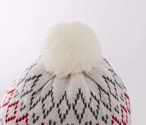 Home Prefer Toddler Girls Winter Hats Earflaps Beanie Fleece Lined Knit Kids Hat2