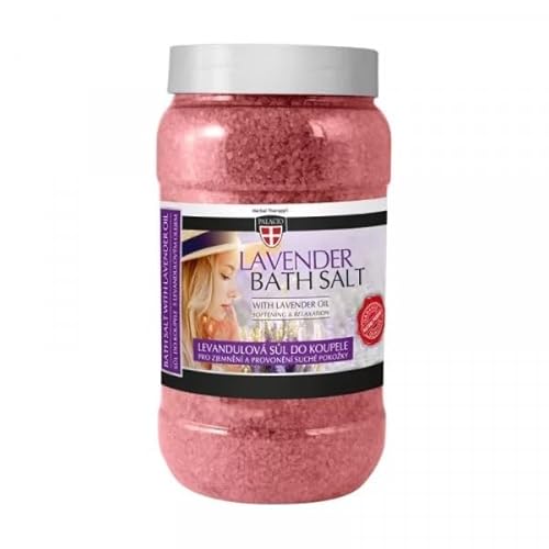 Palacio Sales de baño para regeneración y relajación con aceite de lavanda, sin aceite mineral, parabenos ni silicona, 1,2 kg