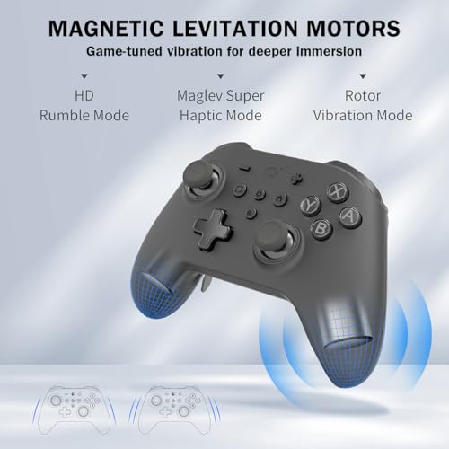 Image of GuliKit KK3 MAX Game Controller-Hall Effect Joysticks,Analog & Digital Triggers, 1000HZ Polling Rate,Maglev /HD /Rotory Vibration,Compatible with Switch /PC /Android /iOS, Switch 2 Wake Up