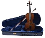 stentor student ii violin outfit 4/4 size El conjunto incluye un arco fiable de madera de madera, resina y una funda ligera.