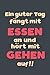 Produktbild Ein guter Tag fängt mit Essen gehen an: Notizbuch - tolles Geschenk für Notizen, Scribbeln und Erinnerungen aufbewahren | liniert mit 100 Seiten