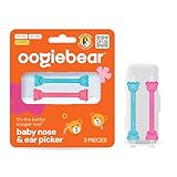 oogiebear: Baby Nose Cleaner & Ear Wax Removal Tool - Safe Booger & Earwax Removal for Newborns, Infants, Toddlers - Dual-Ended - Essential Baby Stuff, Diaper Bag, Raspberry & Seafoam with case