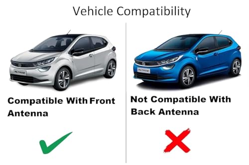 Image of Auto Hub Waterproof Car Cover Compatible with Tata Altroz with Front Antenna & Mirror Pocket, Soft Cotton Lining, Altroz Car Cover Waterproof, Metallic Silver