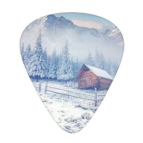 Old Farm In The Foggy Winter Mountains Lot de 12 médiators pour guitare électrique acoustique - Les Beatles, Paul McCartney, John Lennon, RIngo Starr, George Harrison Old Farm In The Foggy Winter Mountains Lot de 12 médiators pour guitare électrique acoustique