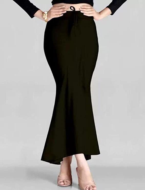 Image of Yashika Women Lycra Saree Shapewear Petticoat for Women || Saree Shapewear for Women(Petticoat Peach 01-M)