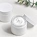 TUZAZO 48 Pack 6 Oz Plastic Jars with White Lids, 6oz Small Plastic Containers with Lids for Cosmetic Makeup Beauty Products, Slime, Sample, Travel, BPA Free | Wide Mouth | Refillable
