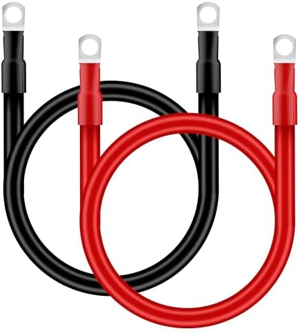 2 Pz 30cm 12V Cavi Batteria Linea Di Collegamento Batteria Rame Inverter Cavo Sostuzione Parti Moto Universali - Foto 8