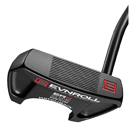 Evnroll Putter ER 5 Schrägheck schwarz Putter mit Schwerkraftgriff rechts 33