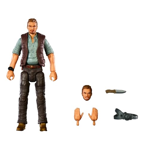 Figura Owen Grady Hammond Collection Jurassic World de Mattel HTV60 para coleccionistas 7
