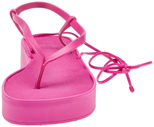 Sandália Brizza Arezzo Rasteira Feminino, Orquidea Jelly, 38