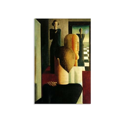Peintures sur toile Figures dans la pièce Oskar Schlemmer tableau encadré d'art moderne