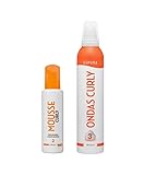 Dliplus SET CURLY Mousse Fijador Fijación 2 ProFix 200 ml + Espuma Ondas Curly Fijación 3 ProFix 300 ml