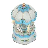 Expérience émotionnelle unique : Idéale pour enfants et collectionneurs, cette boîte à musique carrousel évoque des souvenirs chaleureux et invite à profiter de moments calmes, notamment les fêtes de fin d'année