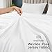 Utopia Bedding Knit Blanket Queen Size (90x90 Inches, White) Soft Lightweight Jersey Breathable Sweatshirt Blanket for Bed,Couch & Sofa
