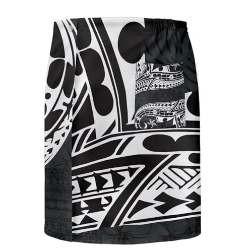 Men’s Samoan Lavalava South Pacific Outfit Bottoms Cover-Up Hawaiian Men's Skirts Beach Swimwear Wrap Skirts Casual4