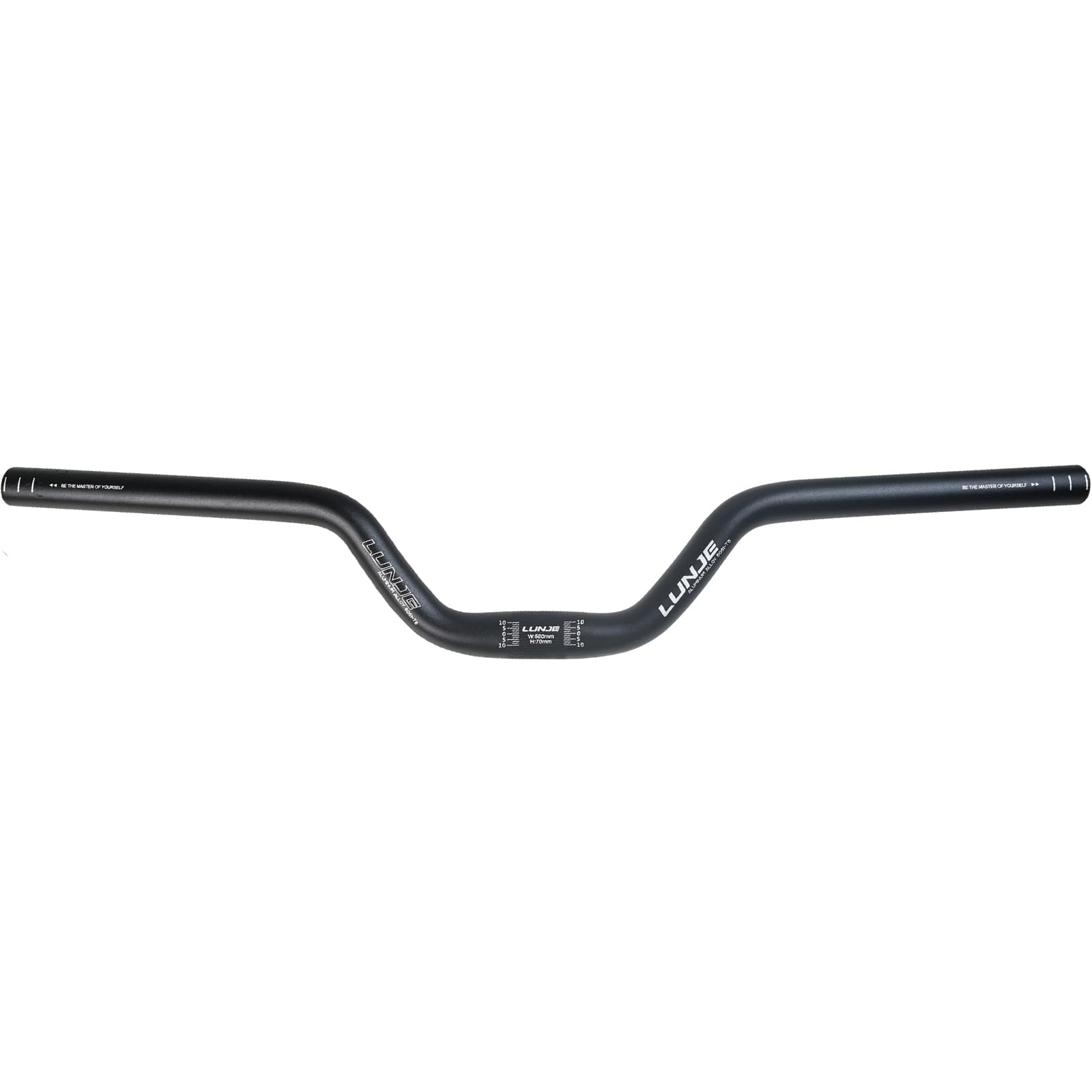 Manubrio per Bicicletta 25,4 * 580mm in Lega di Alluminio Manubrio bici 70mm Riser Bars per Bici da Strada Mountain Bike MTB