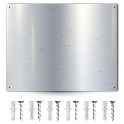 30 x 24 Backsplash for Kitchen Wall Stove Backsplash Protector with Ultra Flat and Flushed Metal Backs plash for Panel Stainless Steel (1)