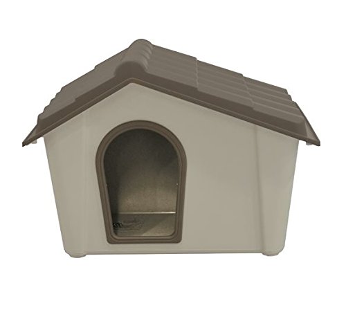 CUCCIA PER CANE IN RESINA TORTORA/BEIGE 79X59X60HCM D