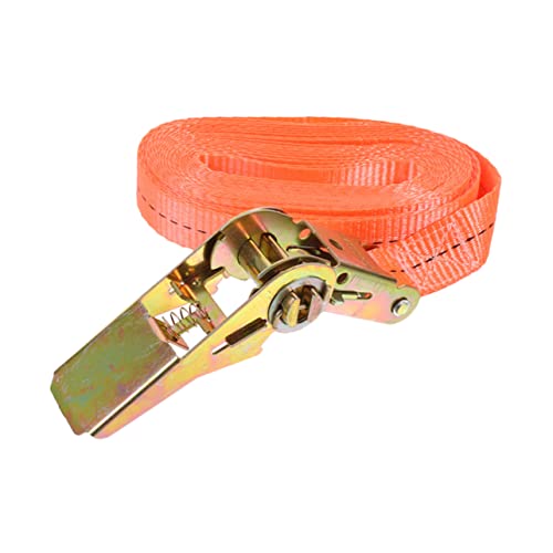 POPETPOP Heavy Duty Cargo Strap with Buckle Ratchet Lashing Strap for Secure Tie Down for Moving Camping and Hauling Items