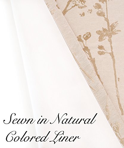 Simple Comfort Meadow Textured Open Floral Pattern (Scallop Valance, 50 X 15, Linen) #TOP4