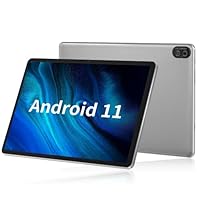 SGIN Tablet Touchscreen 10,1 Zoll, 4 GB + 64 GB (128 GB TF), Tablet Android 11, Octa-Core, 2,0 GHz, 2 MP + 5 MP Kamera, IPS 800 x 1280 FHD, 5000 mAh (grau)