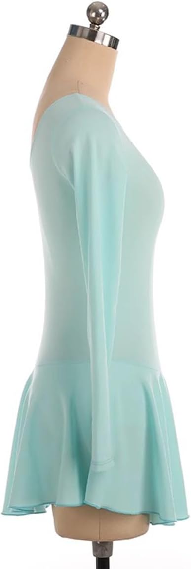 Women's Adult Figure Ice Skating Dress Girls Gymnastics Leotard Competition Roller Skating Dance Costume