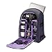 Camera Backpack Bag Waterproof by G-raphy for DSLR/SLR Cameras (Canon, Nikon, Sony and etc), Laptops, Tripods, Flashes, Lenses and Accessories (Purple)