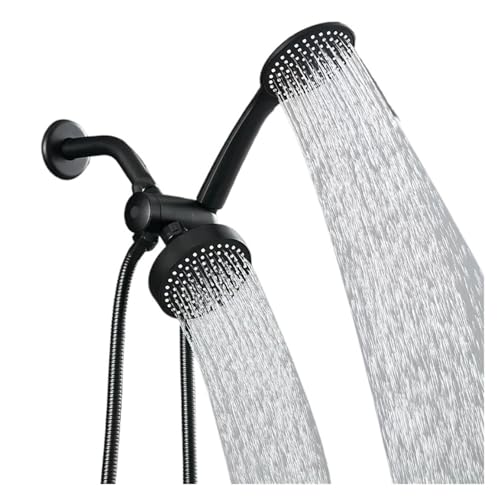 Ensemble de douche 2 en 1 contre le manque de pression avec flexible long