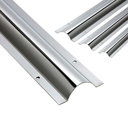 Goulottes Canal de Gestion des câbles Extra Large pour Le Mur/Le Sol, Couvre-câble en Acier Inoxydable pour la Gestion des câbles, Cache-câble décoratif(Length...