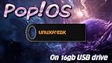 Pop!OS Linux 24 on 16GB USB Flash Drive (Pop!OS 24.04)