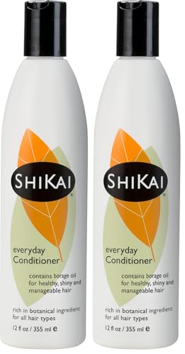 ShiKai Everyday Hydrating Conditioner (Unscented, 12oz) | With Borage & Jojoba Oil | Promotes Healthy Scalp | Nourish & Shine | Vegan (Pack of 2) image 4