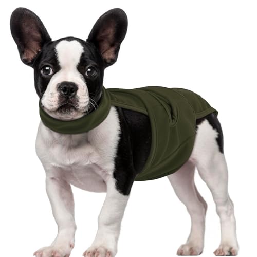 Image of QBLEEV Female Dog Diapers with Adjustable Suspenders - Washable Sanitary Panties for Dogs in Heat or Incontinence, Escape-Proof Reusable Pet Period Underwear Onesie for Small to Large Breeds