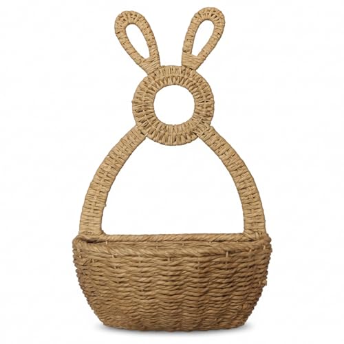 Panier suspendu en osier pour Pâques et décoration murale - 2