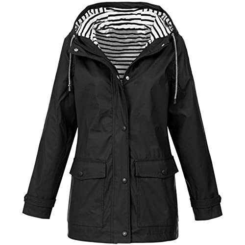 BAIXIAOCHI Veste D'Alpinisme En Plein Air à Manches Longues Et à Capuche De Couleur Unie Automne/Hiver Cover