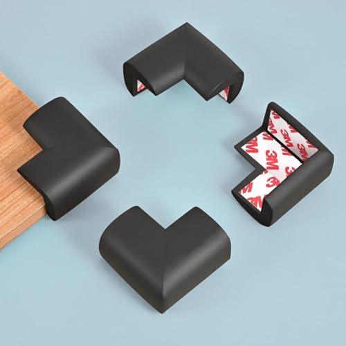 Image of Pack of 12 Baby Proofing Corner Guards | Extra Soft and Cushioned Corner Protector for Sharp Edges | Child Safety Edge Protector for Kids | Furniture Table Baby Safety Product