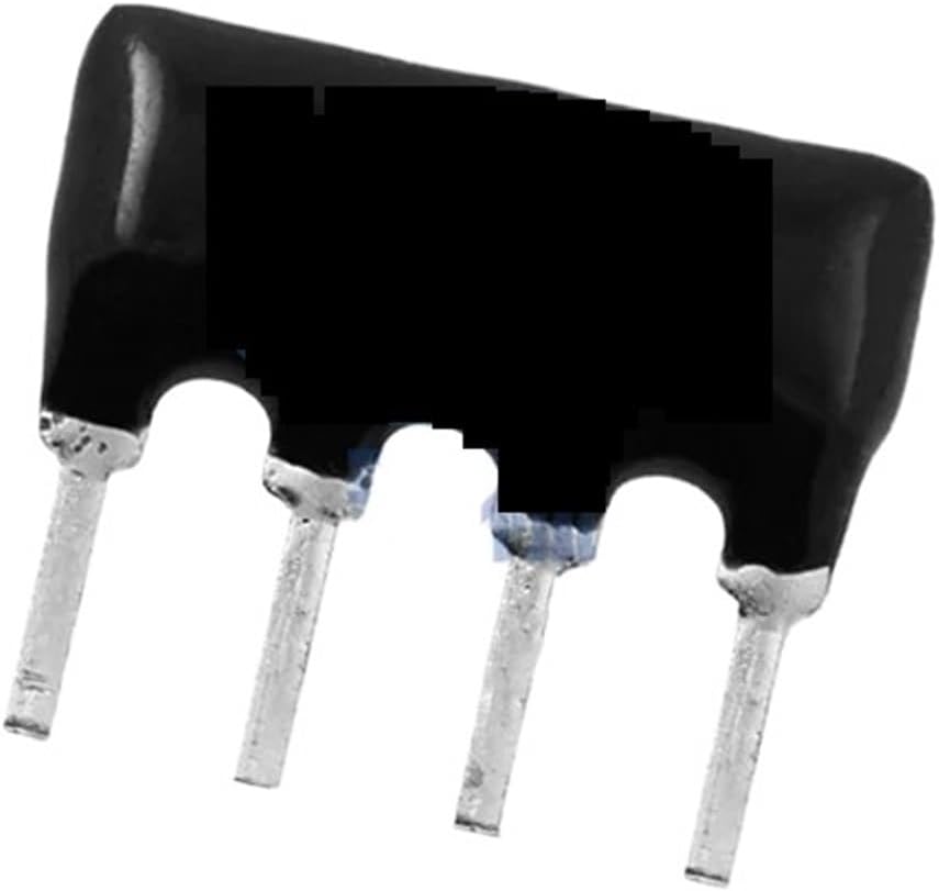 10pcs 4PIN Exclusion Network Resistor Array DIP 1K/4.7K/5.1K/10K Foot Pitch 2.54mm A102J A472J A512J A103J Ohm(4PIN 1K A102J)