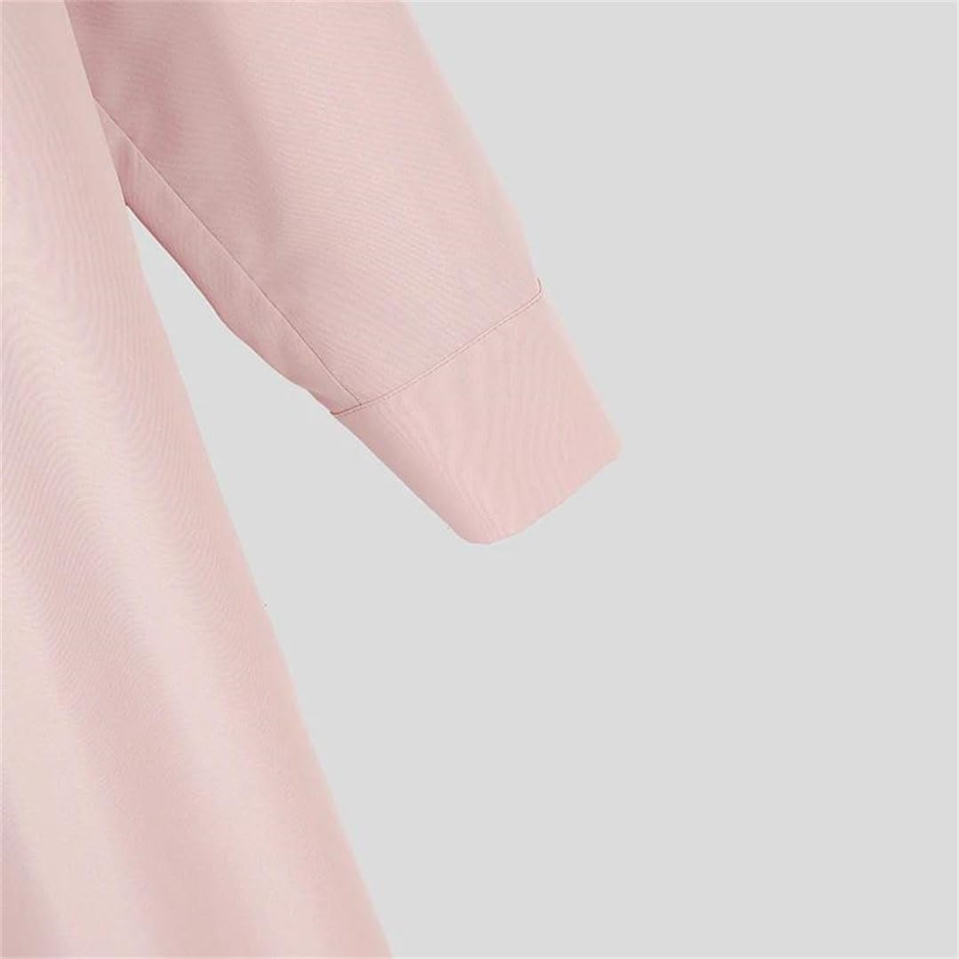 Men Spring Autumn Patchwork Lapel Long Sleeve Shirt with Tie Detail Long Style Loose Oversize Top