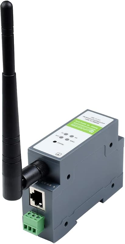 Waveshare RS485 WiFi Ethernet Modbus MQTT Gateway sín szerelésű konverter