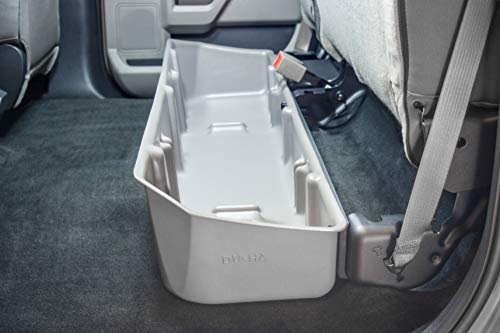DU-HA Under Seat Storage Fits 17-19 Ford F-250 thru F-550 Super Duty Crew Cab, Black, Part #20210